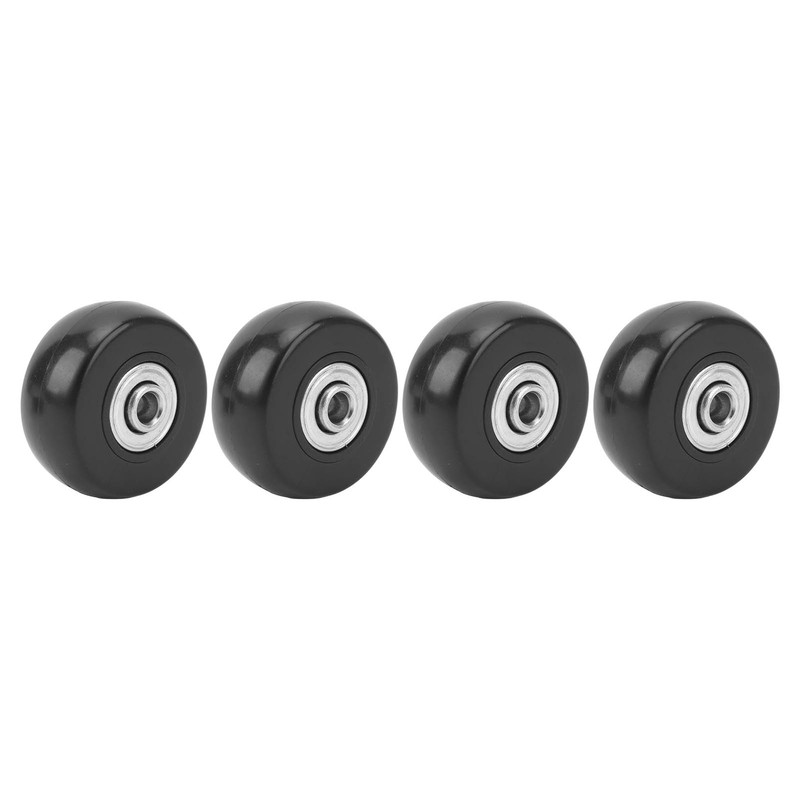 4PCS Suitcase Replacement Wheel PVC and Aluminum Alloy Silent Travel
