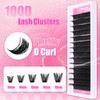 FADLASH Cluster Lashes Kit Volume Lash Cluster Kit 100D D