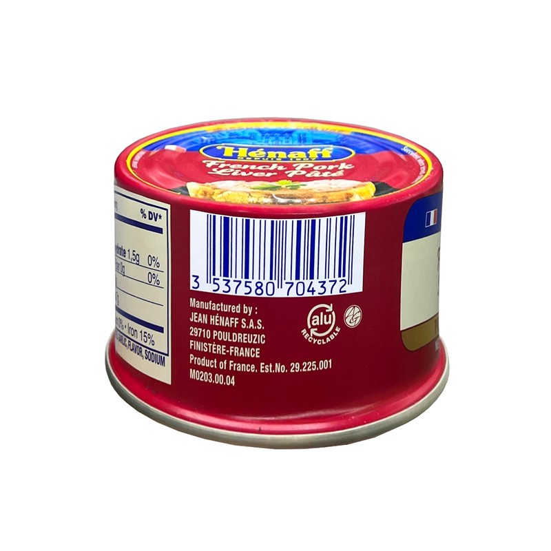 Henaff French Pork Liver Pate | Pate de Foie, 4.5