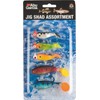 Abu Garcia Jig Shad Assortment - Pre-Cut Shad Jigs for
