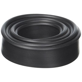 CRL Black Half-Round"T" Type Shower Door Bottom Seal and Sweep - 36 in long