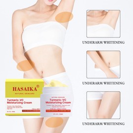 HASAIKA Turmeric Repair Face Cream, Turmeric Face Moisturising Cream, Skin Repairing Cream, Turmeric Face Moisturising Cream for Dark Spots, Sun Damage and Age Spots