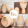iplusmile 2 Pcs Unpainted Russian Nesting Matryoshka Set of 5