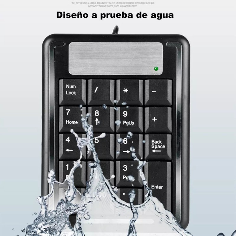 EGTMA Teclado Numerico Para Computador Usb Pc