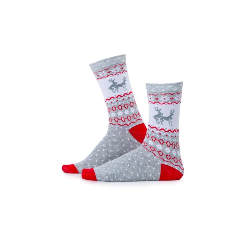 Tipsy Elves Men's Humping Reindeer Socks - Festive Christmas Socks