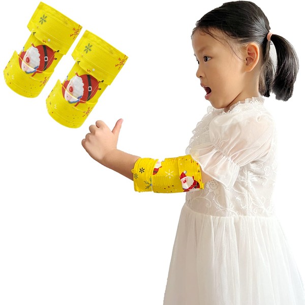 Heyshapeing Thumb Sucking Stop for Kids (Age 1-7) Stop Finger Sucking Prevent Hand-to-FACE Habits Thumb Guard for Toddlers and Kids Thumb Sucking Glove (Small(2pcs))