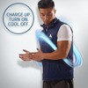 AlphaCool Cooling Fan Vest with 2 fans for Men &