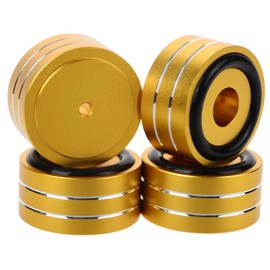 Operitacx 4 Sets Speaker Cabinet Feet Pads Slip Shock Absorbing Pads for Amplifier and Speaker Isolation Enhance Sound Quality and Stability