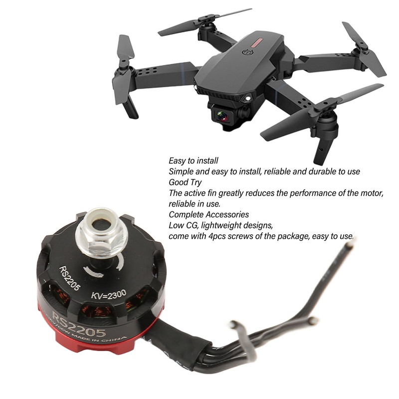 RS2205 2300KV Brushless Motor CW/CCW 3‑4S Remote Control Brushless Motor
