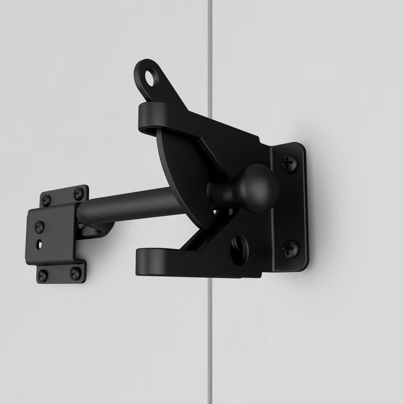 WINSOON Self Locking Fence Gate Latch for Wooden Fence Heavy