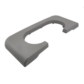 UCkasayfy Center Console Cup Holder Armrest Replacement Pad Compatible with Ford F250 F350 F450 F550 1999-2010 Grey(Hard Plastic NOT Padded)