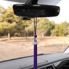 Endea Graduation Single Color Tassel with Silver Date Drop (Purple,