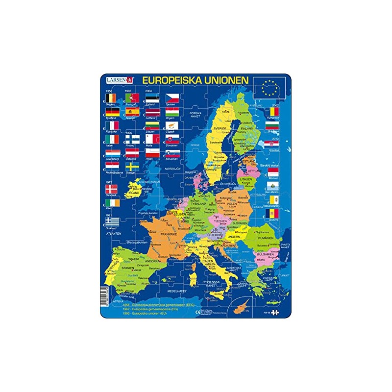 Larsen A39 The European Union (EU) Swedish Edition 70 Piece