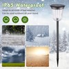 200 Lumen Solar Pathway Lights Outdoor for Yards,2 Pack Pathway