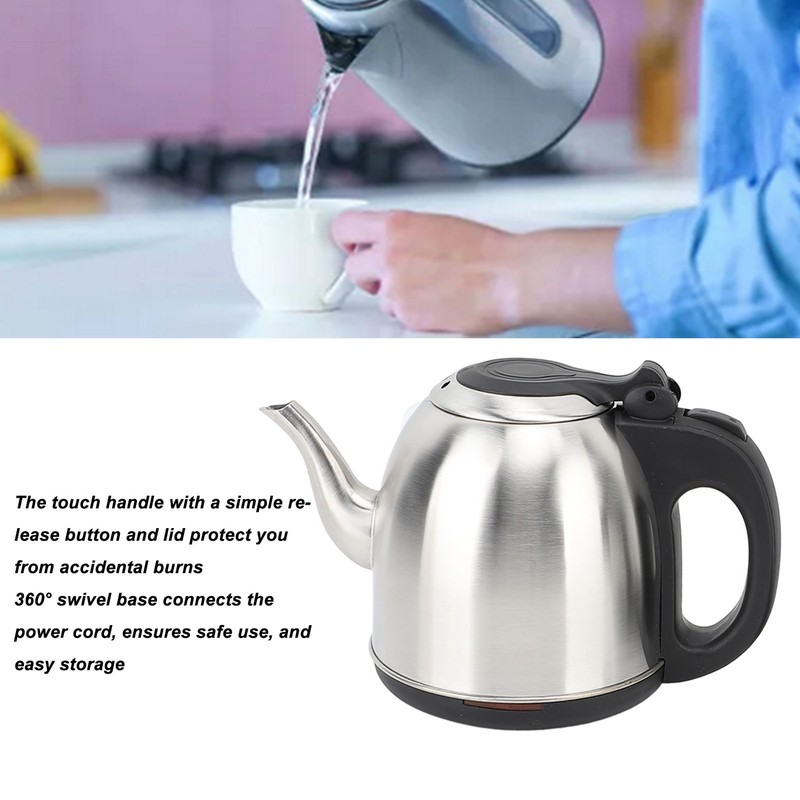 1.2L Electric Kettle Stainless Steel Auto Shutoff Fast Efficient Boiling