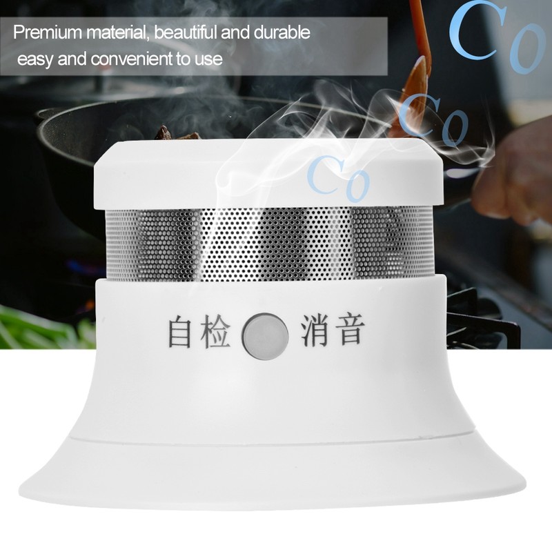 Independent Photoelectric Sensor Smoke Fire Detector Security Alarm