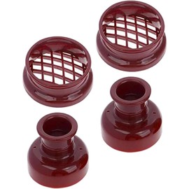 Molde para Hornear Donas y Pasteles, Kit de 4 Piezas Diseño Redondo Piña, Plástico Duradero para Uso Doméstico en Cocina y Repostería