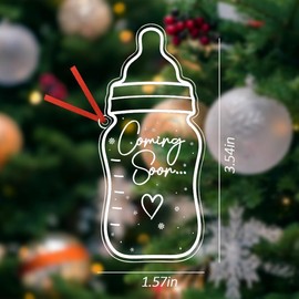 Christmas Pregnancy Announcement Gifts for Parents Grandparents Family Baby Announcement Christmas Ornament Gift for New Mom Dad for New Parents Xmas Gifts for First Time Mom Dad