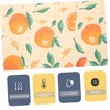 FOMIYES 3Sheets Beeswax Food Wraps Organic Reusable Wax Cloths for