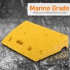 Pyle Portable Lightweight Plastic Curb Ramps - 2PC Heavy Duty