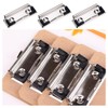 Clipboard Clip, Pack of 20 Clipboard Clamp with Rubber Handle,