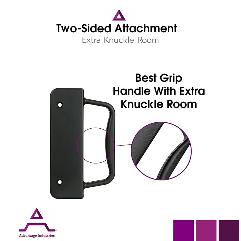 ADVANTAGE INDUSTRIES Nylon Gate Handle | Best Grip/Extra Knuckle Room