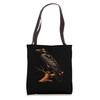 Retro Colorful Birds in a Row Tote Bag