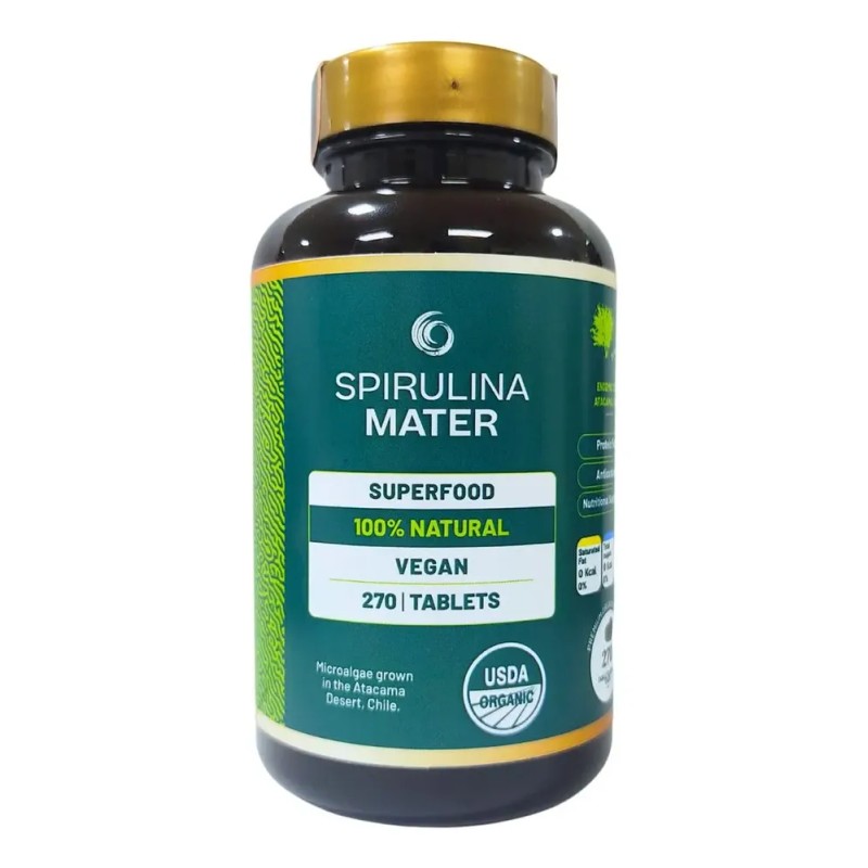 Suplemento Spirulina Mater Espirulina De 270 Un