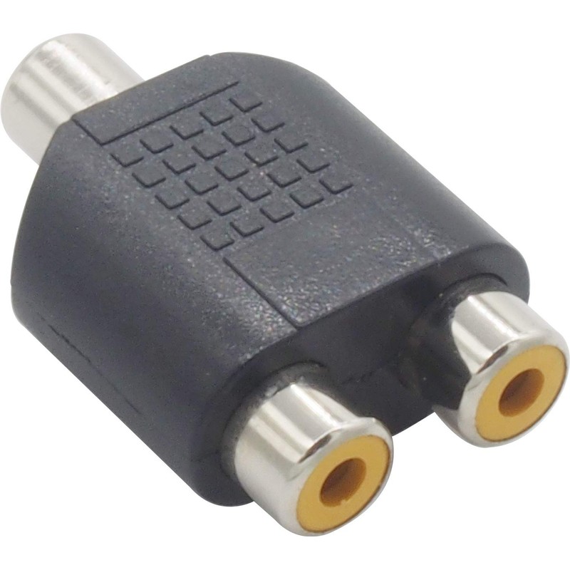 Audio Fan RCA Distribution Adapter 1 x Pin Jack Female
