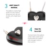 Heart Shape Code Lock Compact Mini Size with 3 Digit