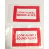 Look Alike Sound Alike, 4x6" Reclosable Bags (20-Pack)