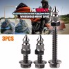 Unbranded Black CNC Spike Windshield Fairing Bolts For Harley 14-20