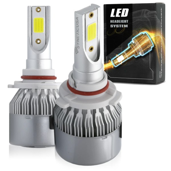 Syneticusa 2 Sided 9005/HB3 CSP LED High/Low Beam LED Headlight