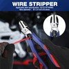 WORKPRO Diagonal Cutting Pliers with Wire Stripper, 7.5 inch Heavy