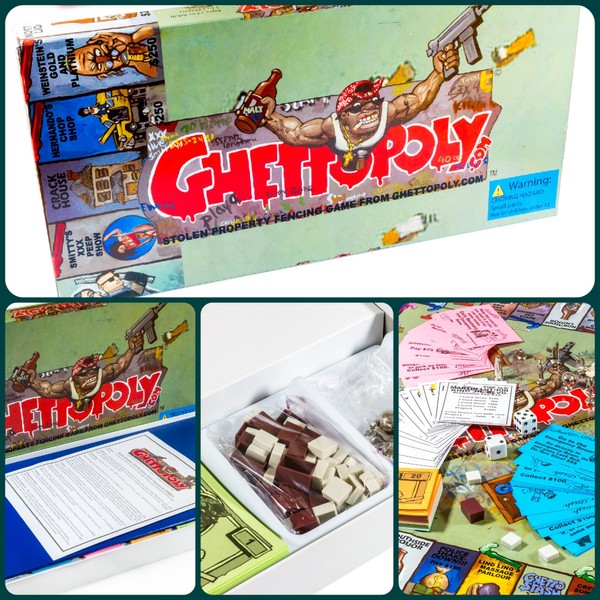 Ghettopoly Boardgame For 4 Players