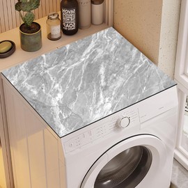IWTBNOA Washing Machine Cover, 60 x 60 cm, Washing Machine Cover, Soft and Can Be Cut to Size, Universal Washing Machine Pad, Non-Slip for Washing Machine, Dryer, Bathroom, Kitchen