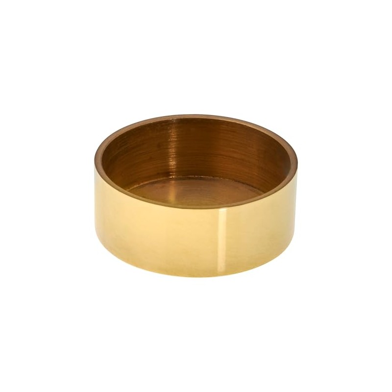 2" Dia. Polished Brass End Cap for 2" O.D. Rail