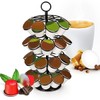 ZONADAH Coffee Capsule Holder 360 Rotating Coffee Pod Rack Coffee