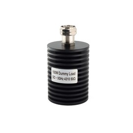 ARELATER 100Watt 4.3-10 Mini DIN Dummy Load, 50 Ohm Termination Load, DC to 3 GHz,Suitable for Wireless Communication Antennas