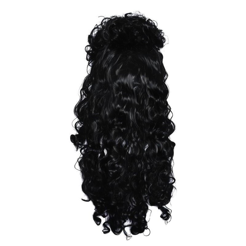 Sdfvsdg Pirate Captain Wigs Long Black Wavy Curly Pirate Costume