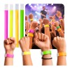 400 Pulseras Neón Fosforescente Glow Stick Fiestas Eventos Color Multicolor