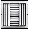 HVAC Premium 8''w X 4''h 3-Way Aluminum Curved Blade Adjustable