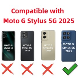 Stylus Pen for Moto G Stylus 5G 2025 XT2517 All Version, Replacement for Motorola G Stylus 2025 Pen (Gray)