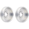 Sugino Engineering Bicycle CNS Alloy Dust Cap Aluminum Caps (Pair),