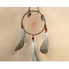 Mission Del Rey Native American Dream Catcher 4" -Red