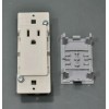 pass seymour P&S Slater Self Contained Single Outlet Receptacle SC-821 15A 125V, light almond