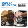 Mobestech 4pcs Tire Valve Stem Caps Anti-leak Design for Car