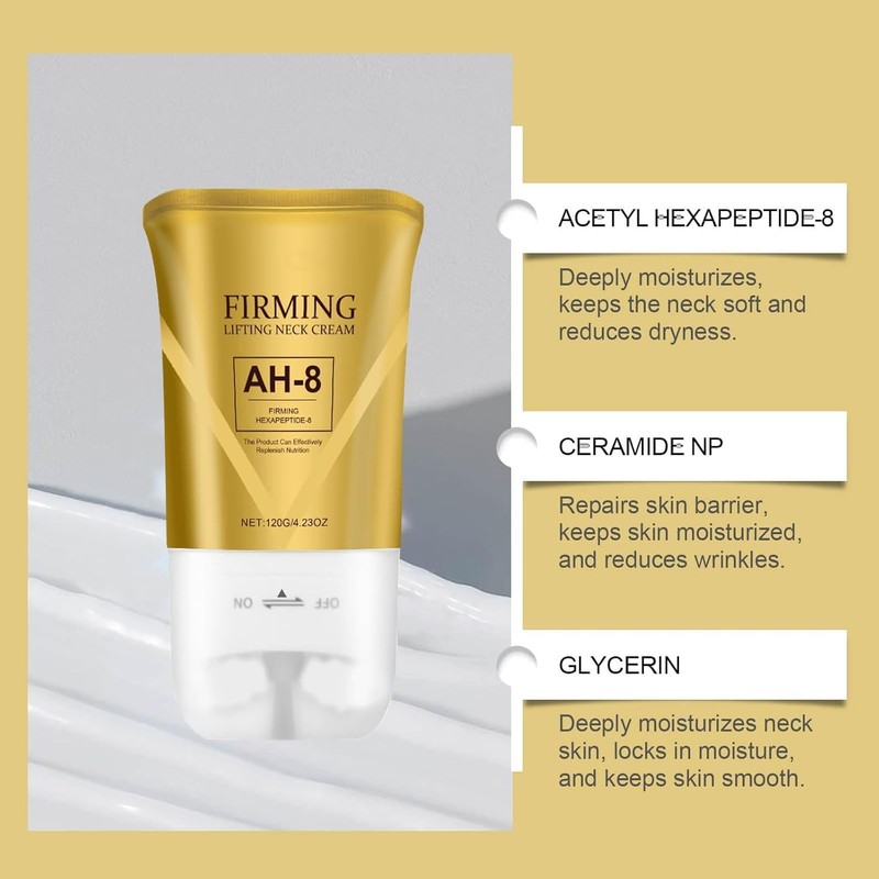Ah-8 Firming Neck Cream, Neck Firming Creams Contain Hexapeptide, Tighten