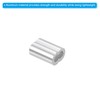 sourcing map 3/32" 2.5mm Aluminum Crimping Loop Sleeve Double Ferrule