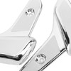 1 Pair Motorcycle Rear Foot Rest Electroplated Plastic Passenger Foot